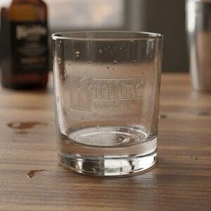Ketel One Vodka Rocks Glass, Vtg Embossed Celebrating‎ 325 Years Lowball Tumbler